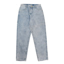 Vintage High-Waisted Straight Leg Jeans with Pocket Design