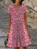 Trendy Women's Summer Dress with Chic Patterns