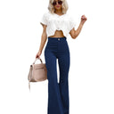 High-Waist Flared Jeans for Women