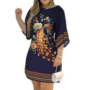 Vibrant Gradient Women's Casual Dress