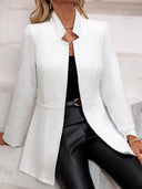 Chic Women's Structured Blazer Jacket