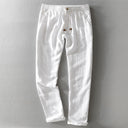 Women’s Linen Pants with Elastic Waist and Pockets