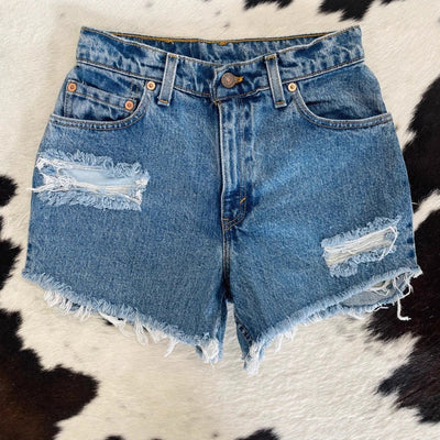 Stylish Women's Distressed Denim Shorts