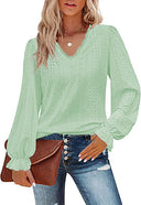 Chic Women's Blouse with Romantic Lace Design