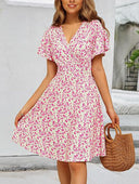 Floral Patterned Women's Summer Dress