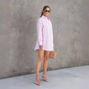 Chic Women's Shirt Dress in Length Options