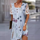 Floral Print Shift Dress for Women