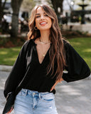 Chic V-Neck Blouse for Women