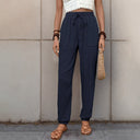 Stylish Harem Pants with Drawstring and Pockets for Women