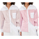 Chic Satin Blouse with Puff Sleeves and Contemporary Collar