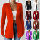 Asymmetrical Women's Blazer Jacket - Chic Design