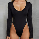 Chic Long-Sleeve Women's Bodysuit