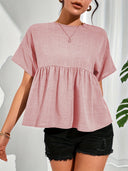 Chic Women's Blouse with Slit Sleeves