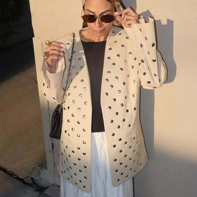 Chic Sequin Blazer Jacket for Women