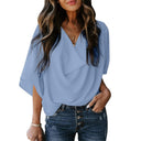 Chic Boat Neck Women's Blouse