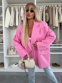 Chic Women's Oversized Blazer Jacket