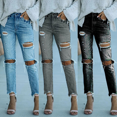Women’s Distressed Denim Jeans