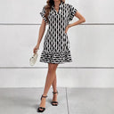 Polka Dot Ruffled Dress for Women