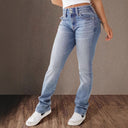 High Waist Bootcut Stretch Jeans for Women