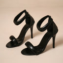 Women's Elegant High Heel Sandals with Smooth Straps and Modern Design by Heidi-Mode