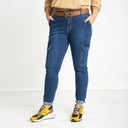 Stylish Women's Cargo Jeans with Ample Pockets