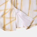 Modern Abstract Short-Sleeve Blouse for Women