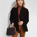 Chic Suede Blazer for Women