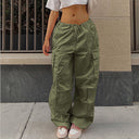 Stylish Women's Cargo Pants with Elastic Waistband