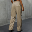 Women's Outdoor Pants with Elastic Waist & Pockets