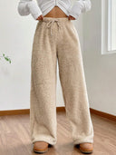 Plush Fabric Women’s Leisure Pants
