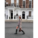 Chic Checkered Blazer and Mini Skirt Set for Women