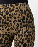 Trendy Leopard Print Flared Leggings for Women