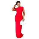 Chic Women's Cocktail Dress - Fitted Design