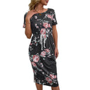 Floral Women's Dress with Convenient Pockets