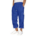 Stylish Women's Cargo Pants with Elastic Waistband and Handy Pockets