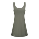 Chic Women's Dress with Flattering Deep Neckline