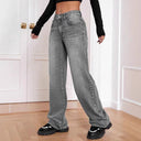 High-Waist Women's Jeans with Vintage Appeal