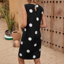 Polka Dot Dress with Flowy Design for Women
