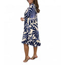 Floral Ruffle Women's Shirt Dress