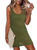 Stylish Crochet Dress with Graphic Design for Women