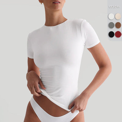 Women's Round Neck Short Sleeve Tee