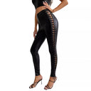 Chic Women's Lace-Up Side Leggings
