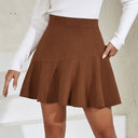 Women's Corduroy Cotton Flared Skirt