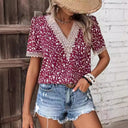 Floral Embroidered Women's Blouse - Chic Style