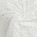 Artistic Lace Women's Blouse with Button Accents