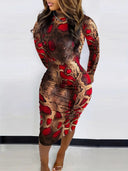 Artistic Women’s Form-Fitting Dress