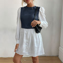 Puff Sleeve Blouse Dress for Women