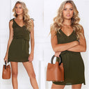 Adjustable Strap Summer Dress with Side Slits