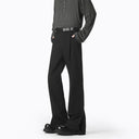Chic Wide-Leg Leisure Pants with Pleats