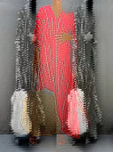 Chic V-Neck Kaftan Dress for Women